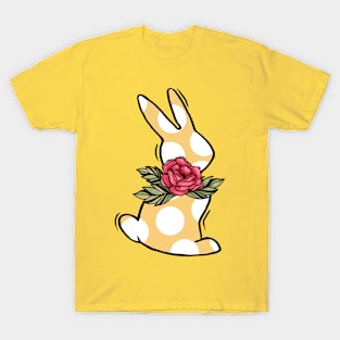 Floral Bunny Rabbit T-Shirt